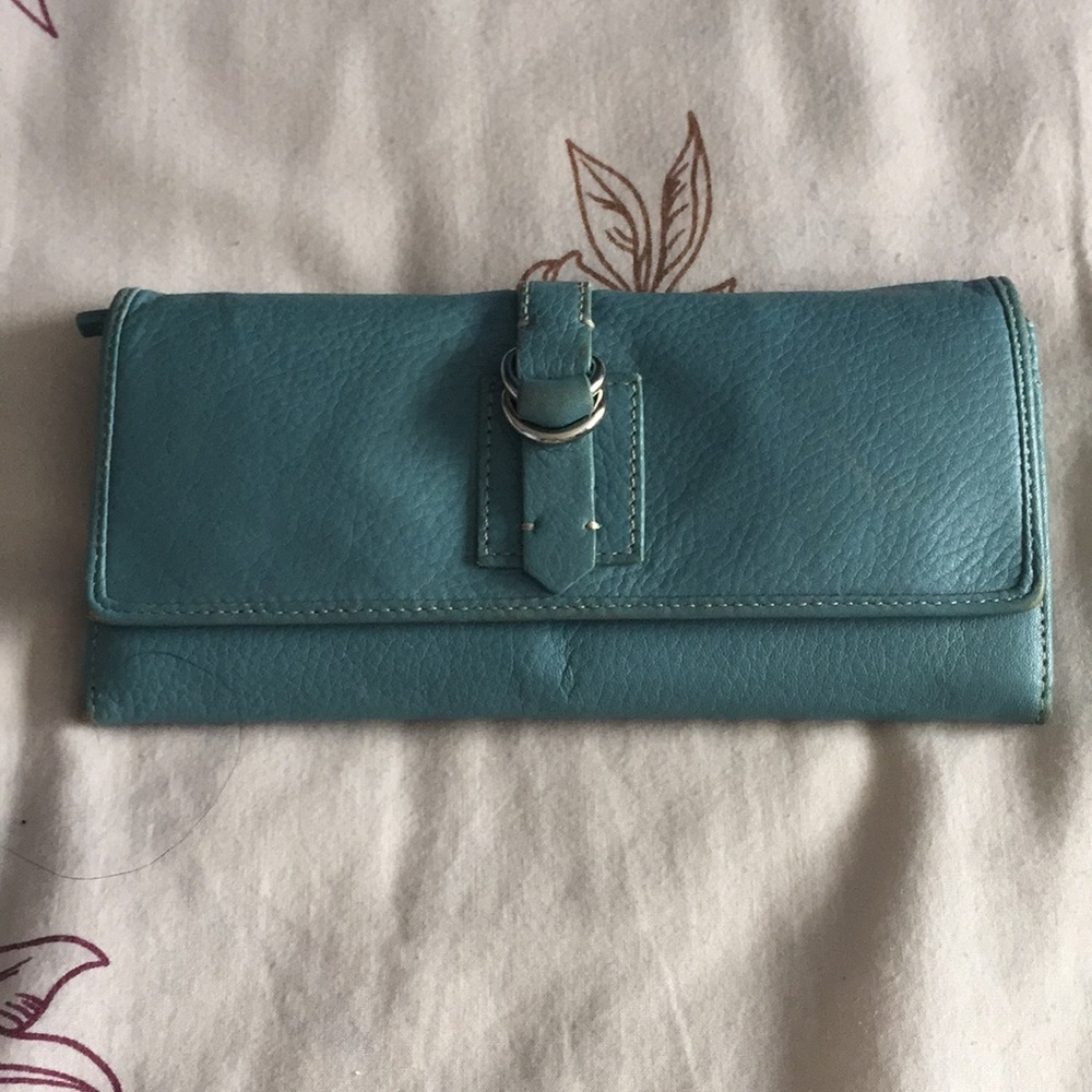 Blue wallet